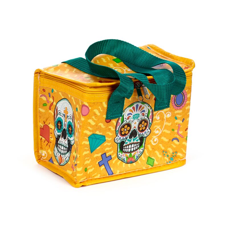 Borsa termica per il pranzo sostenibile Dia de los Muertos rpet