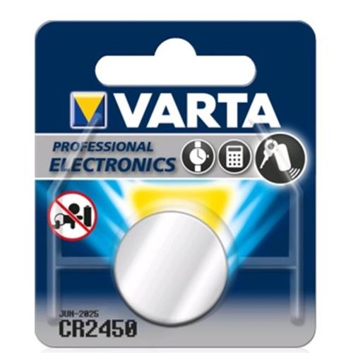 Varta cr2450 3v lithium button cell
