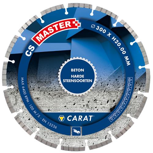 Carat diamond saw blade ø350x20 cs master concrete water-cooled