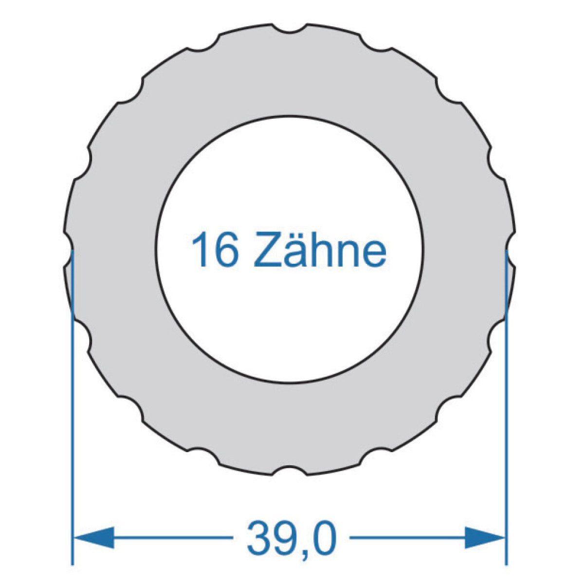 Cicloutensile Cycplus power.tool 2 lati t16 39,0 t10 27,8