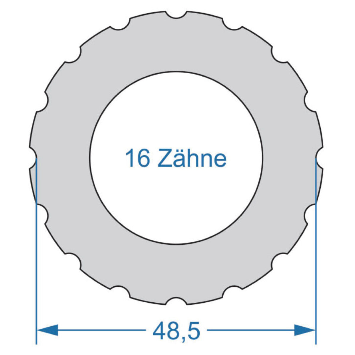 Cycplus cykelverktyg elverktyg 1-sidig t16 48,5