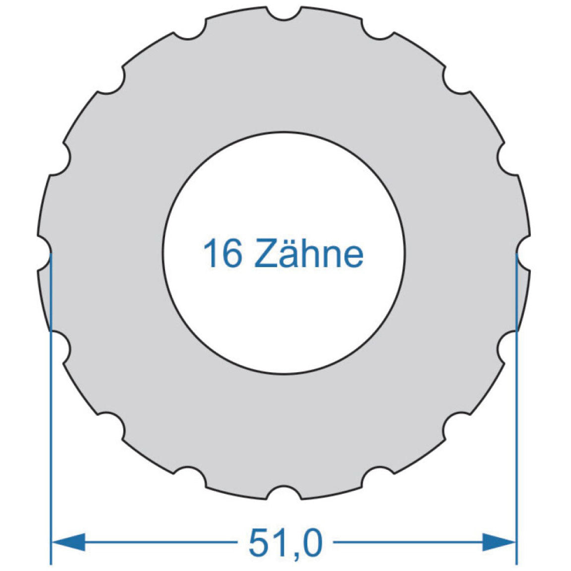 Zycplus Cycle Tools Power.Tool 1-seitig T16 51.0