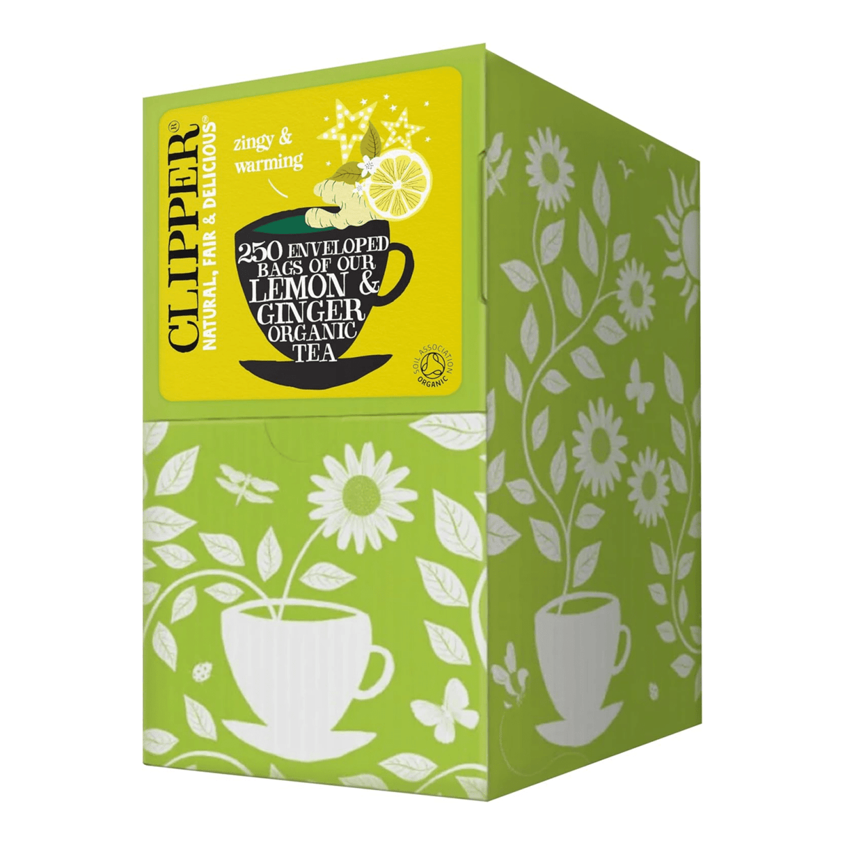 Clipper infusion lemon ginger bio (250 stuks)