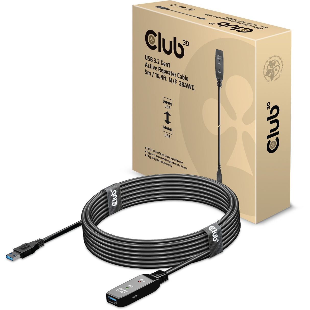Club 3D USB 3.2 Gen1 Active Repeater