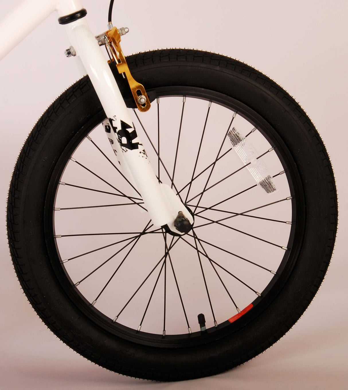 Volare Cool Rider Kinderfiets - pojkar - 18 tum - vit - 95% monterad - Prime Collection