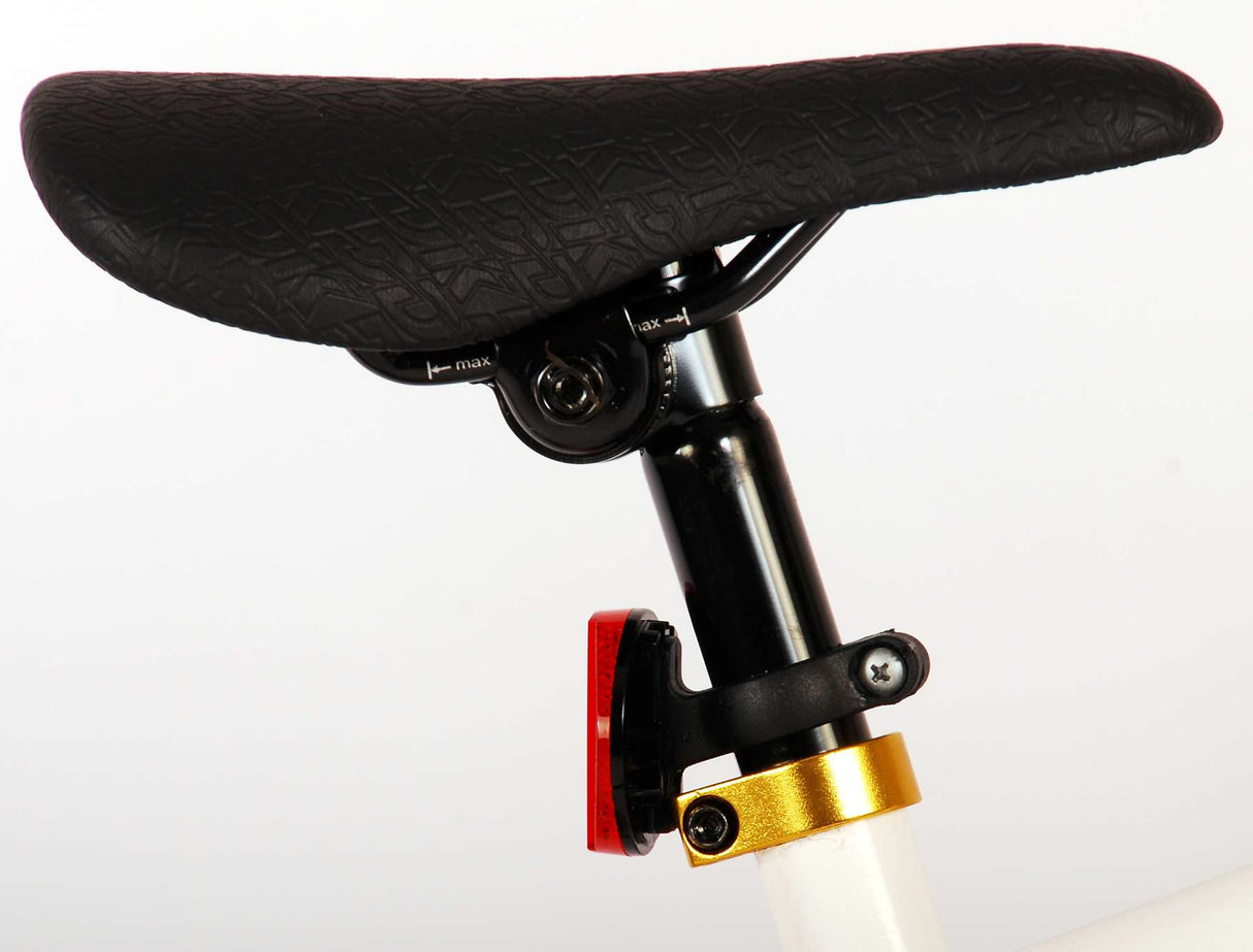 Volare Cool Rider Kinderfiets - pojkar - 18 tum - vit - 95% monterad - Prime Collection