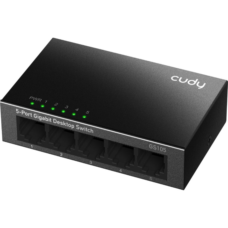 Cudy 5-ports gigabit desktop metal switch