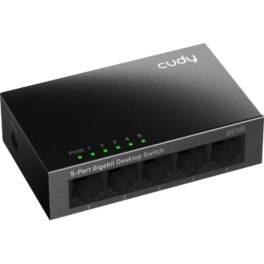 Cudy 5-ports gigabit desktop metal switch