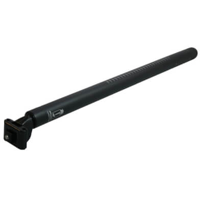 Dahon satulatolppa pumpulla musta