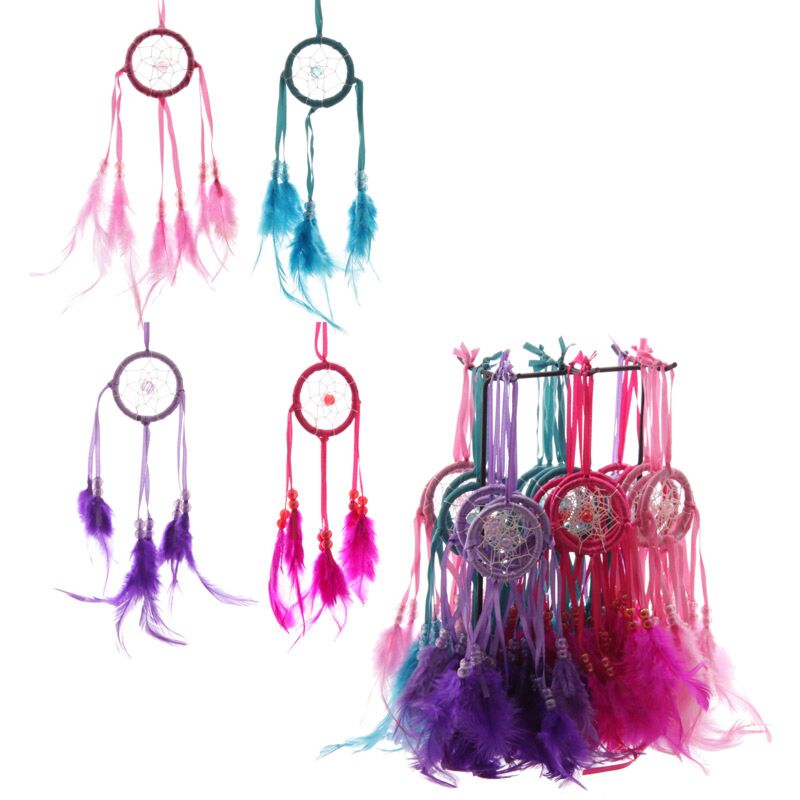 Mini feather dream catchers