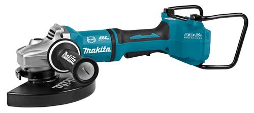 Makita accu haakse slijper 230mm 2x18v naked (aws)