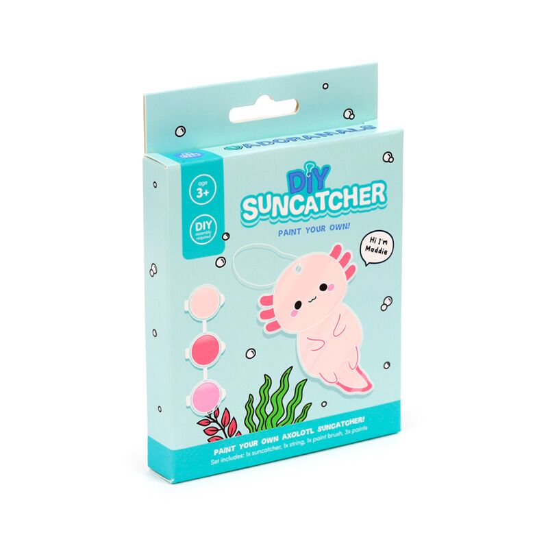 Adoramals Maddie the Axolotl malują własnego łapacza słońca