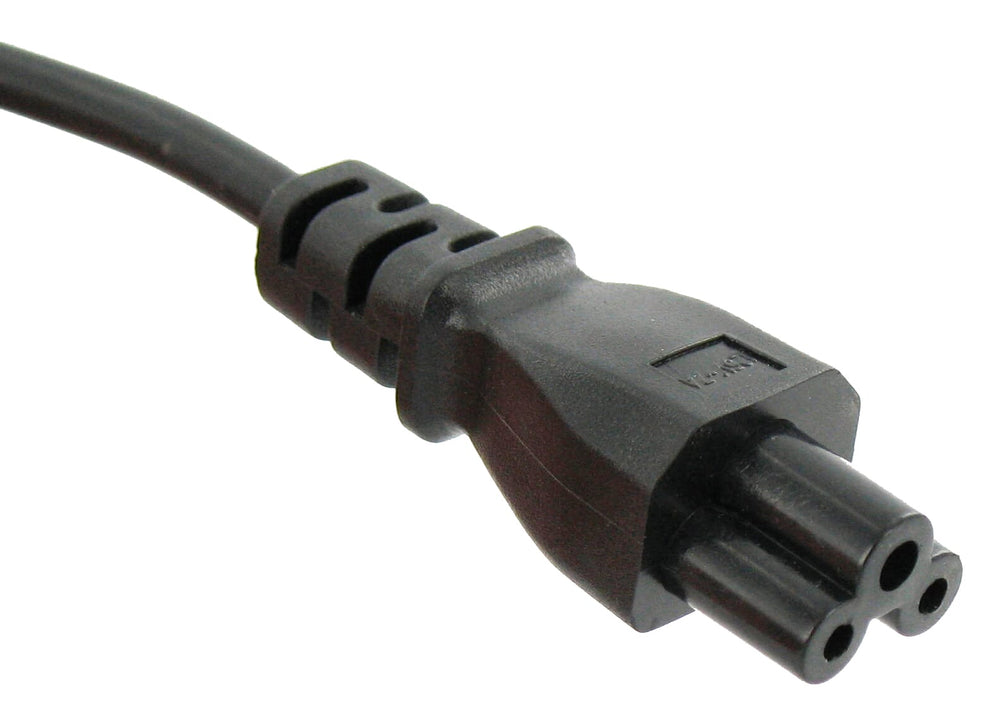 Huismerk Nutrition Cable NetScord Schuko-C5 'Mickey Mouse' schwarz 1,8 m