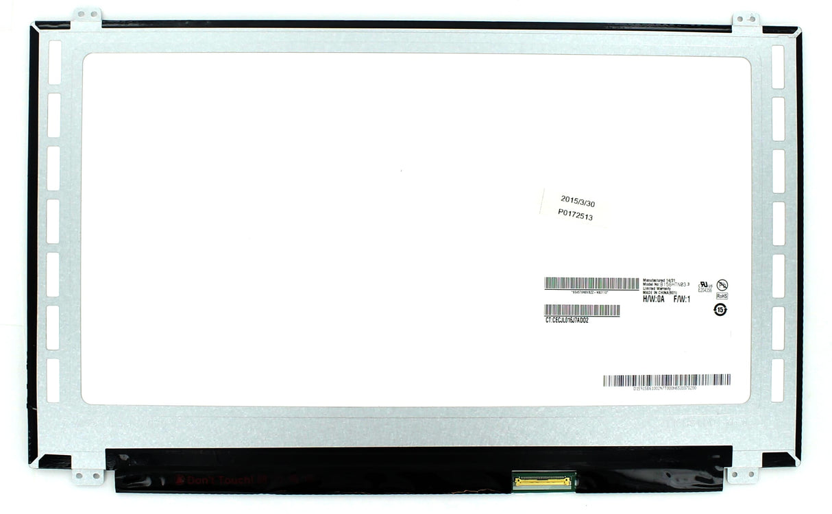 OEM 15,6 tommer LCD -skærm 1920x1080 Gloss 40pin