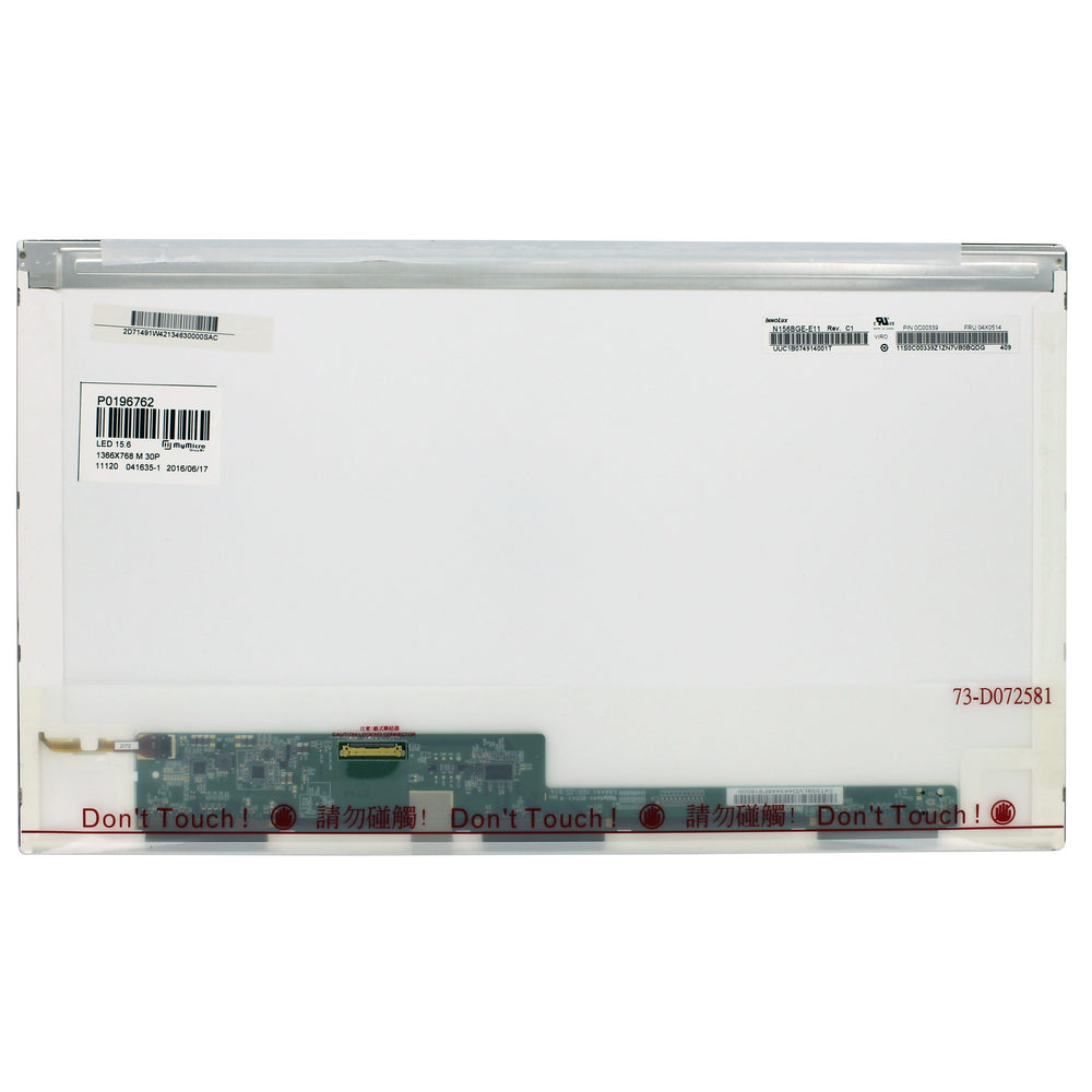 Oem 15.6 inch lcd screen 1366x768 matte 30pin edp