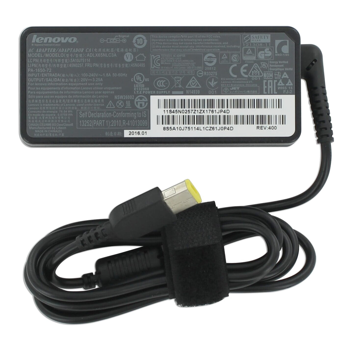 Lenovo notebook adaptér 65W čtverec