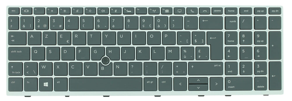Hp laptop keyboard azerty be + backlight