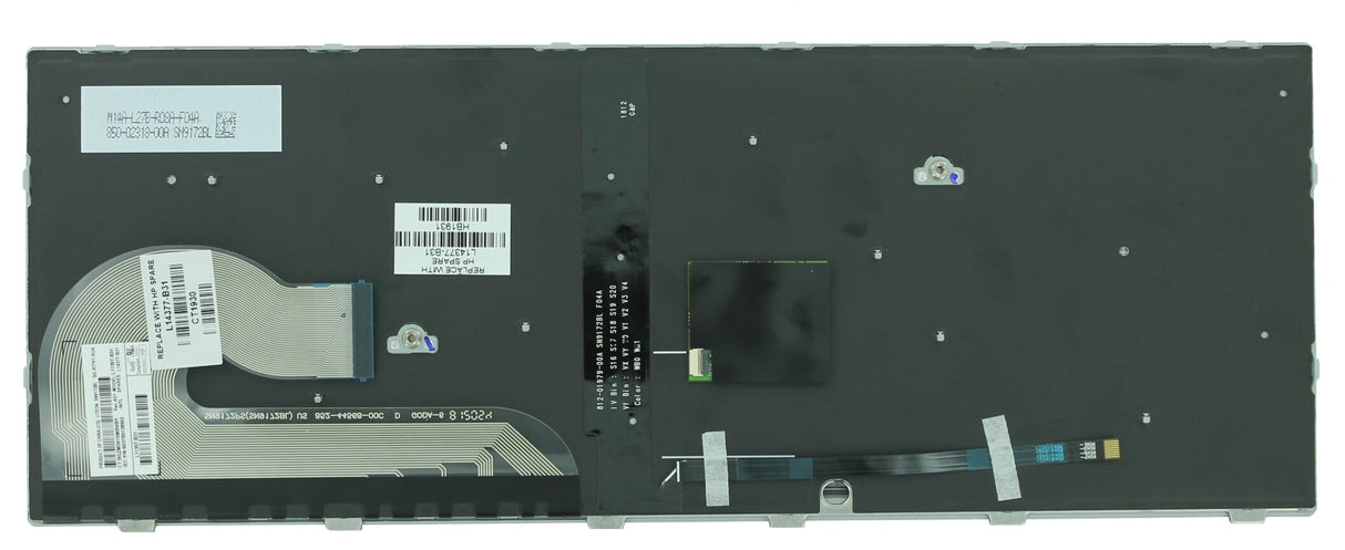 Klávesnica notebooku Hp qwerty us + trackpoint, podsvietená