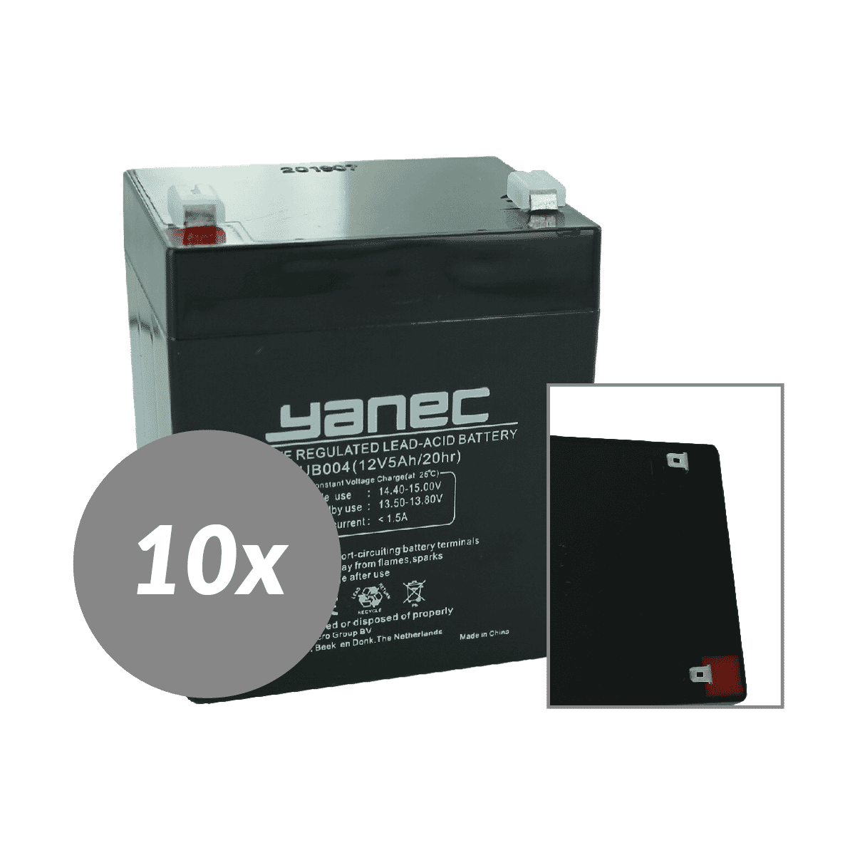 Yanec kit sostituzione batteria ups rbc118j (cavi esclusi)