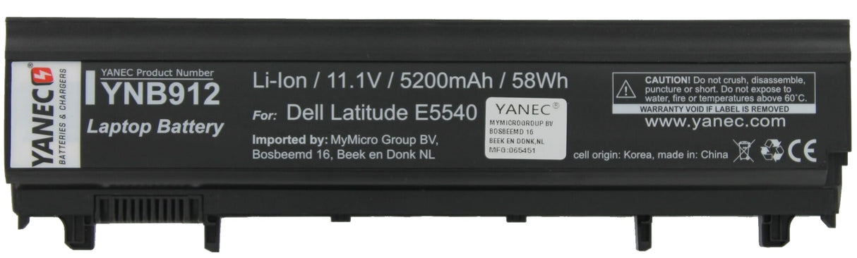 Yanec bærbar batteri 5200mAh