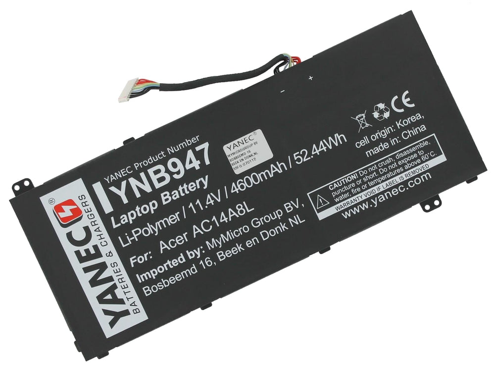 Yanec Laptop Battery 4600 mAh