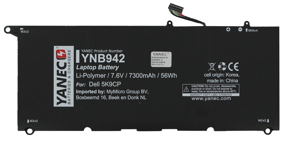 Bateria de laptop Yanec 7300 mAh