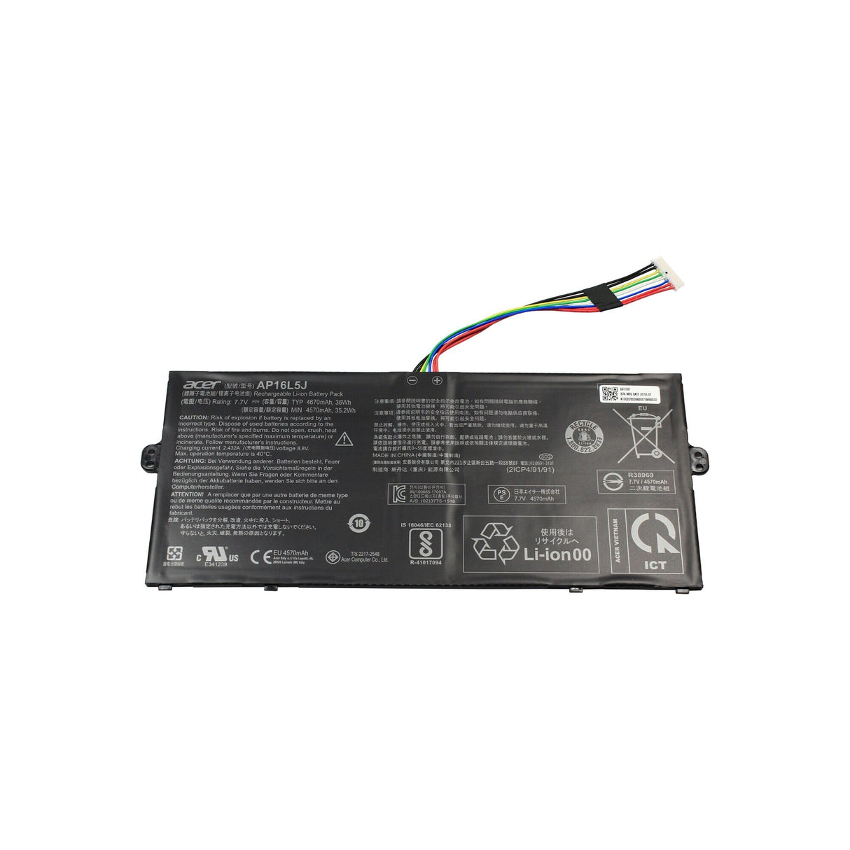 Batteria per laptop Acer 4670Mah