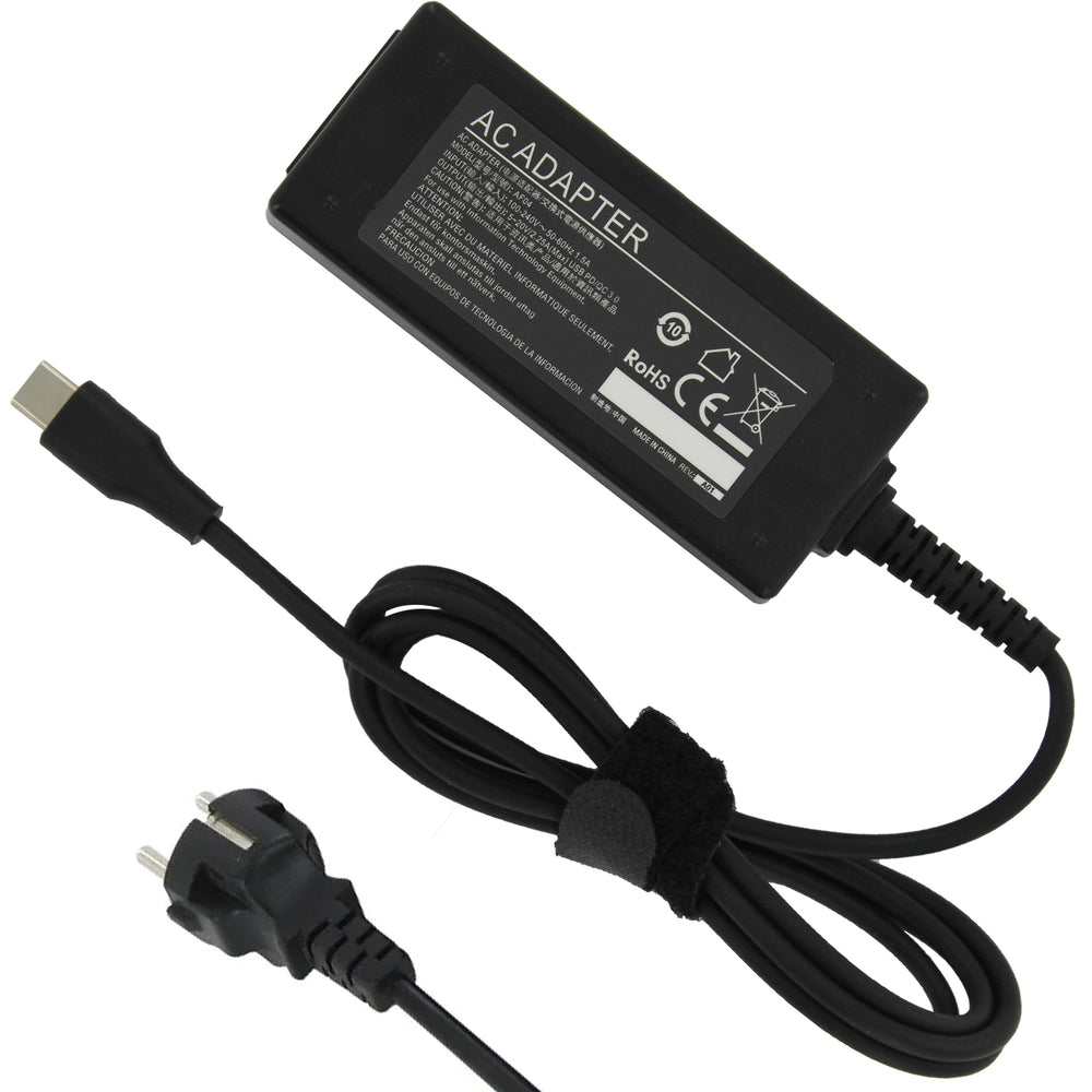 Toshiba laptop USB-C CA Adaptador 45W Negro