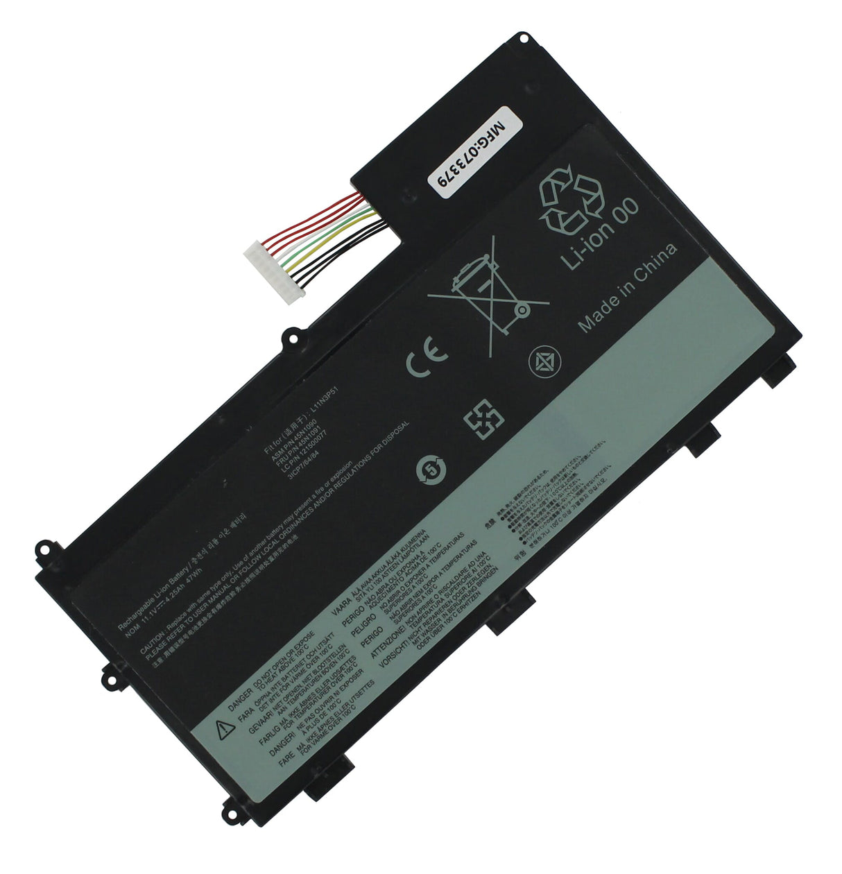 Replacement laptop battery 4250mah
