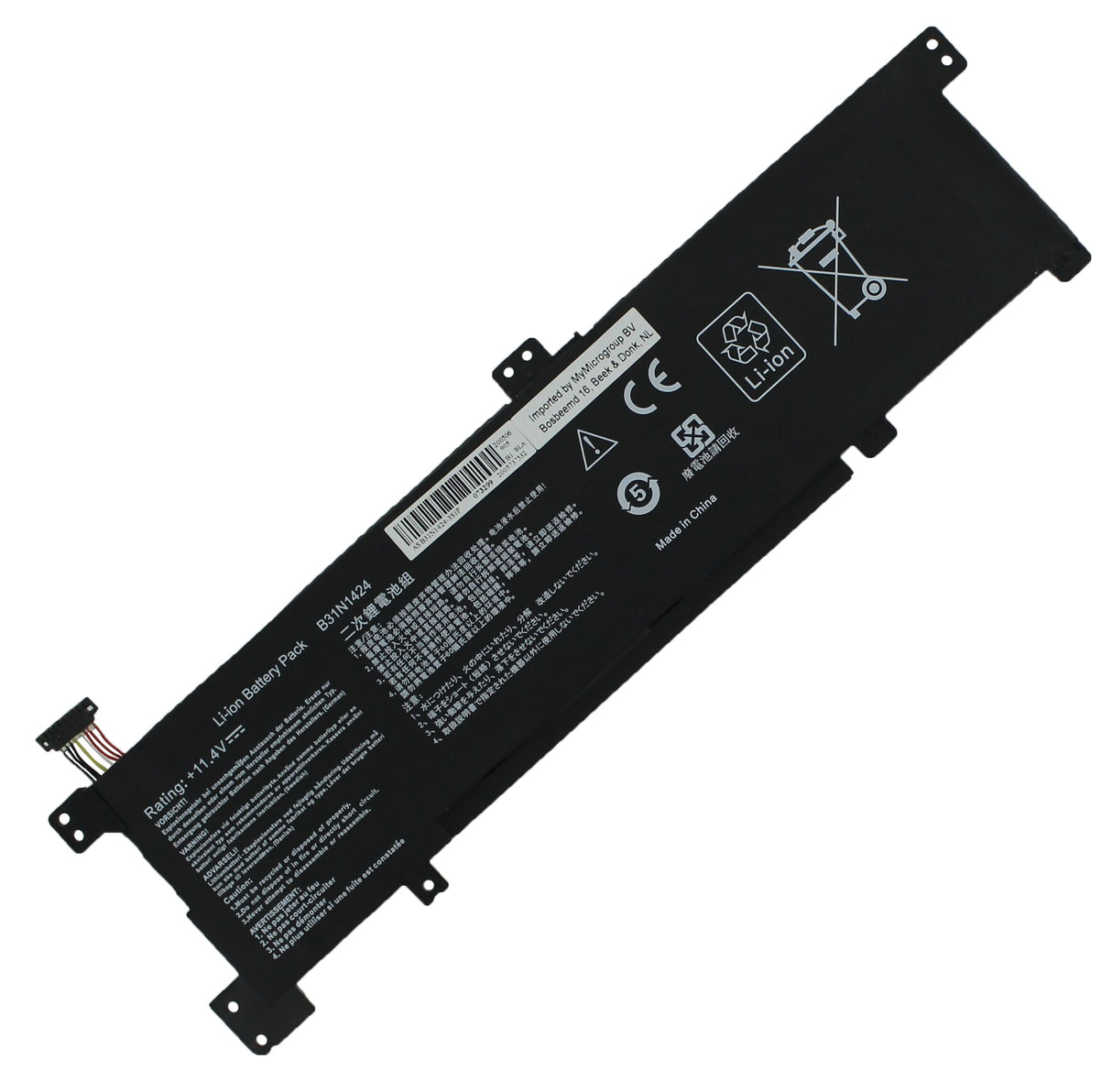Replacement laptop battery 3400mah
