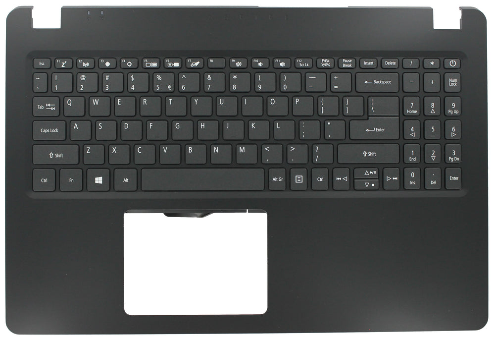 Acer bærbar tastatur QWERTY US + TOP Cover - Sort