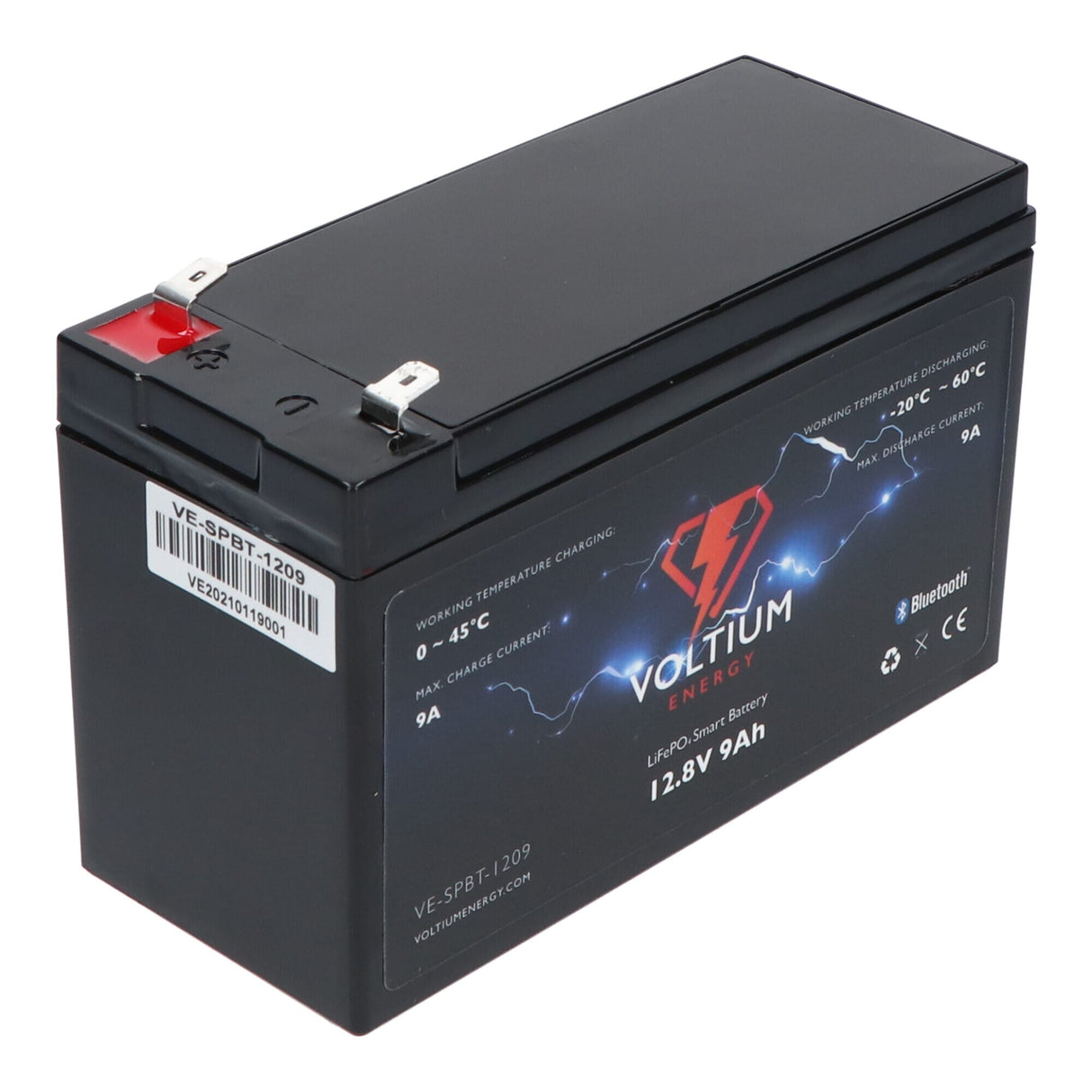 Voltium Energy Lifepo4 Batería 12.8V - 9AH Bluetooth
