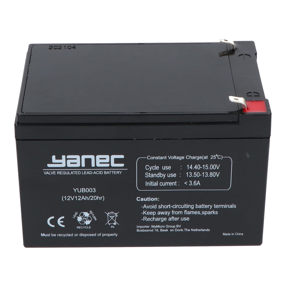 Yanec Lead Battery 12V 12AH