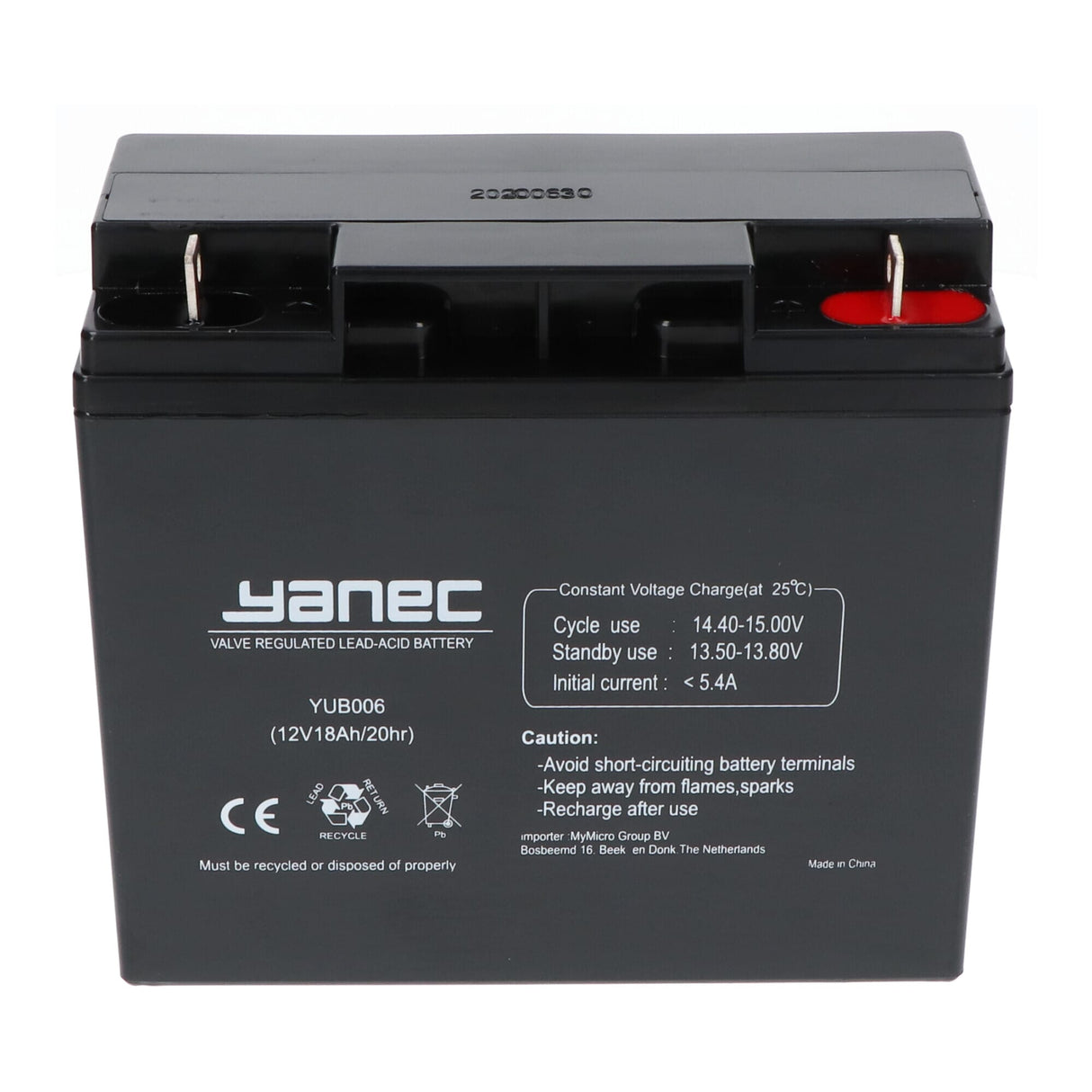 Yanec Blei Akku 12V 18AH