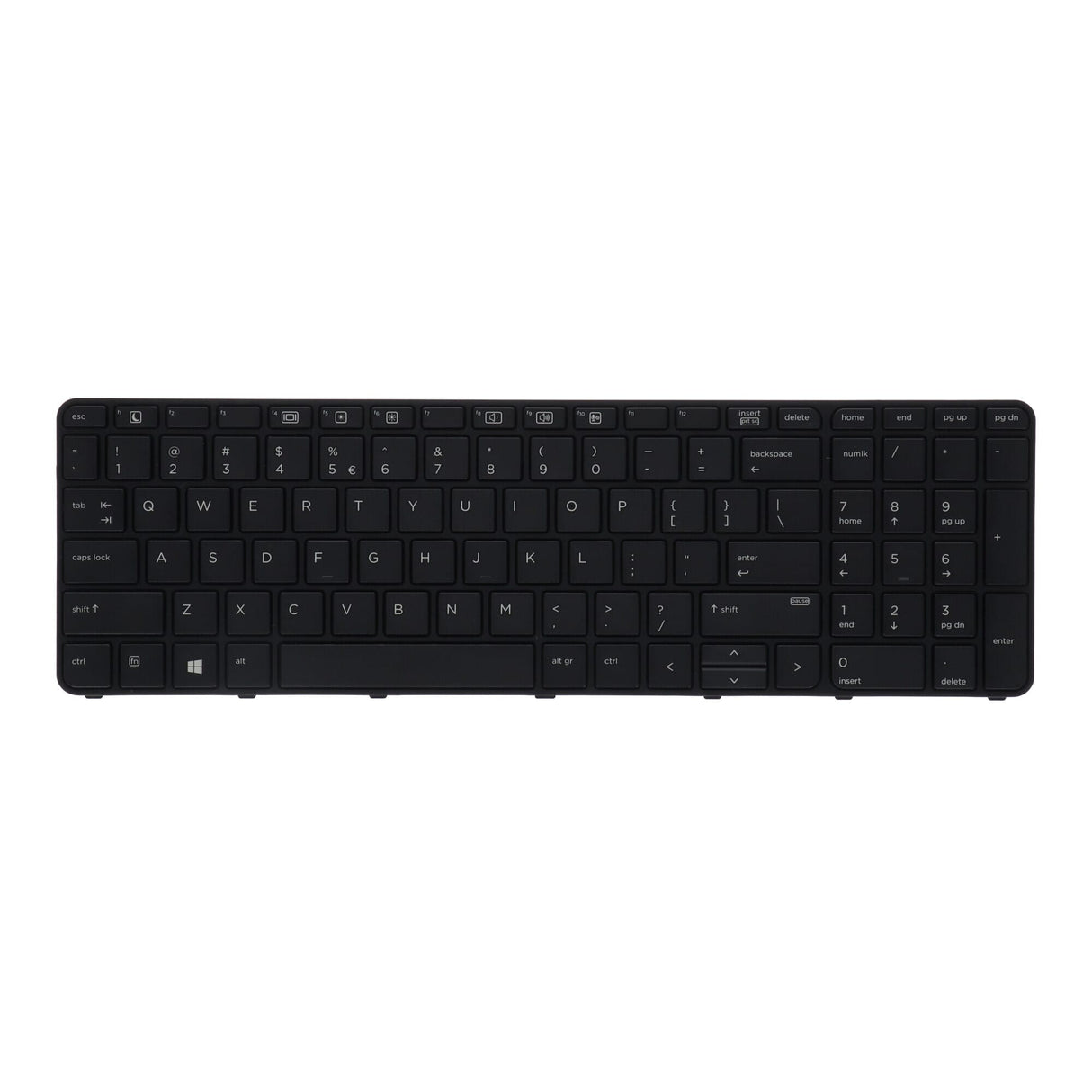 Hp laptop keyboard qwerty us
