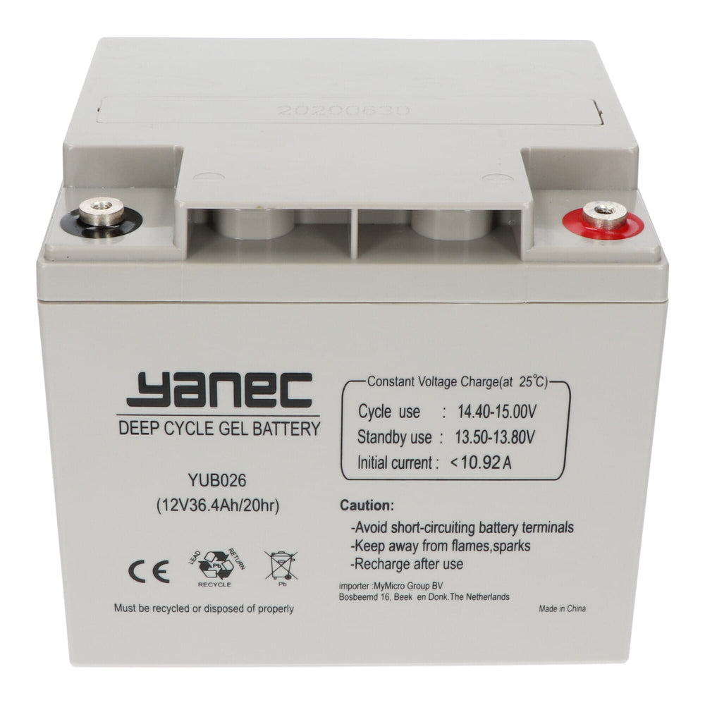 Yanec Gel Battery 12V 36.4AH