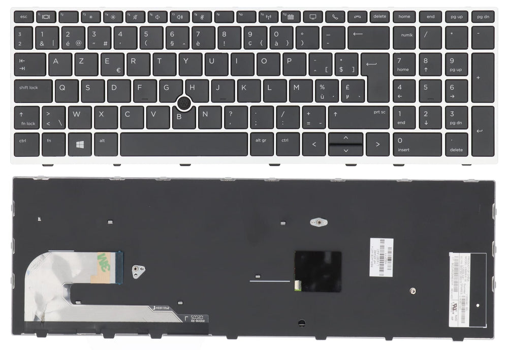 HP -Laptop -Tastatur Aery BE + Trackpoint
