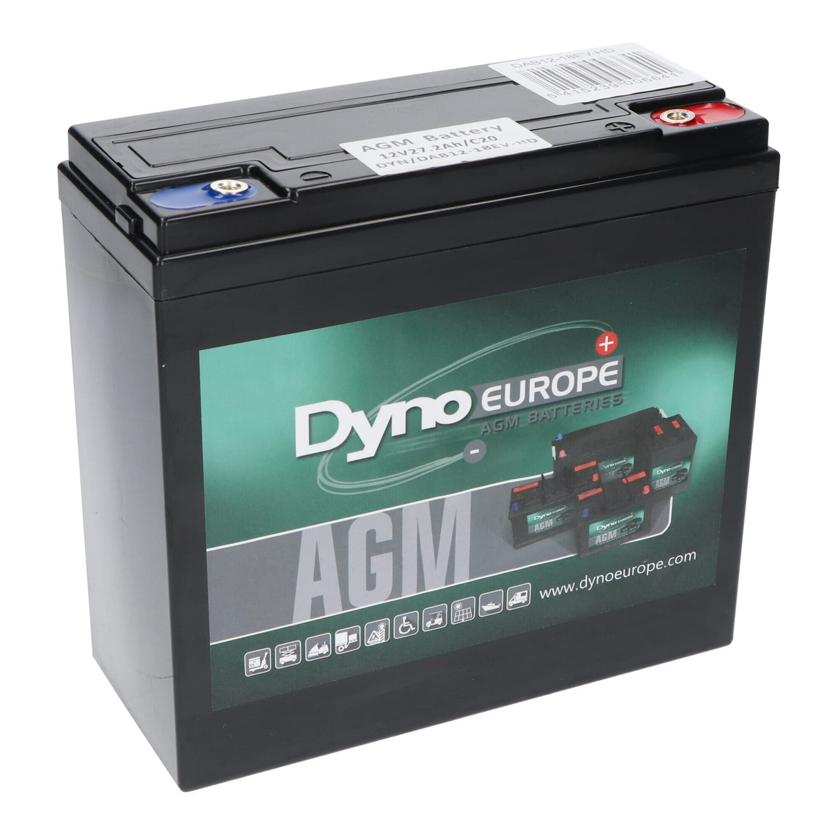 DYNO Europe Battería de plomo DYNO 12V 27.2AH