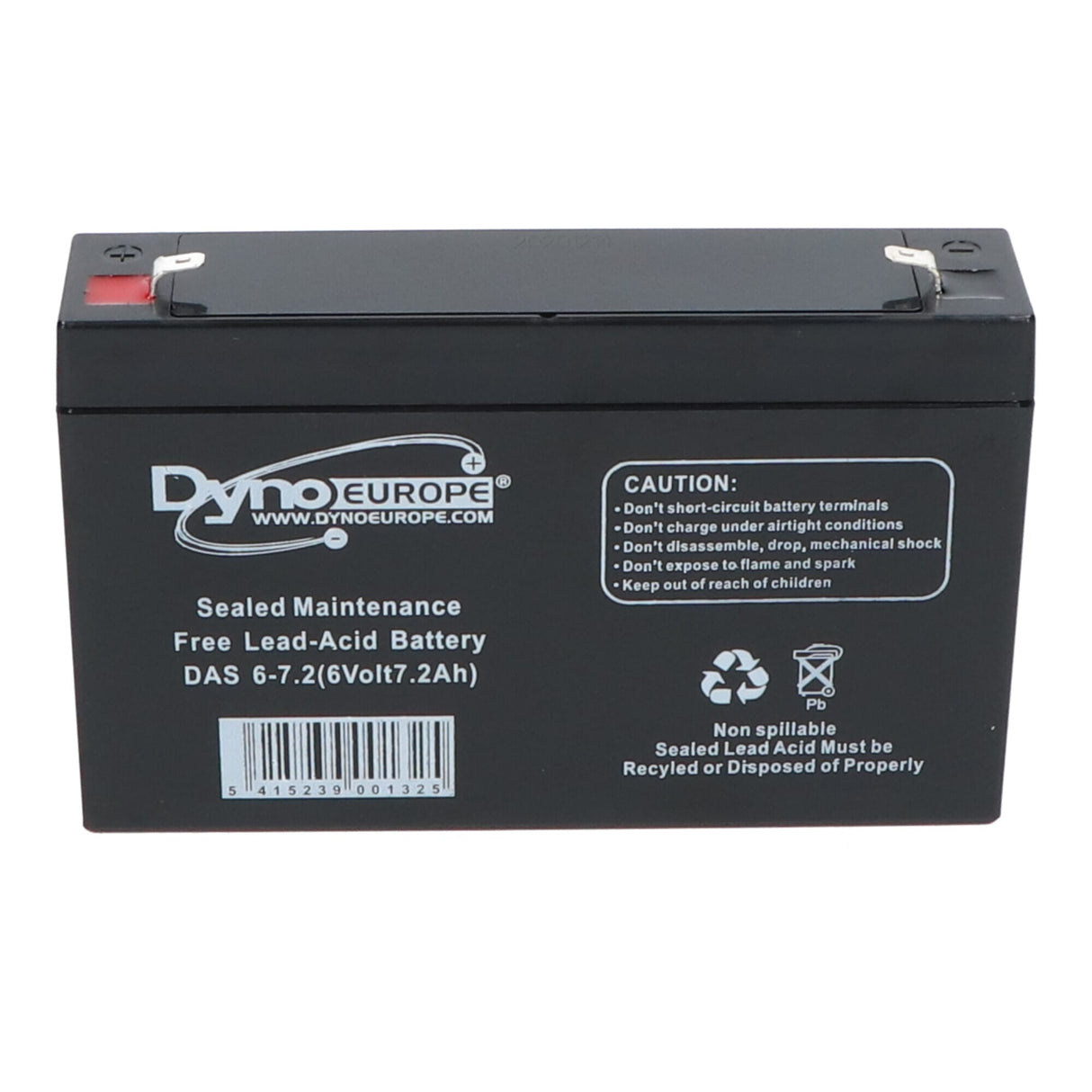 Dyno europe dyno lead acid battery 6v 7.2ah