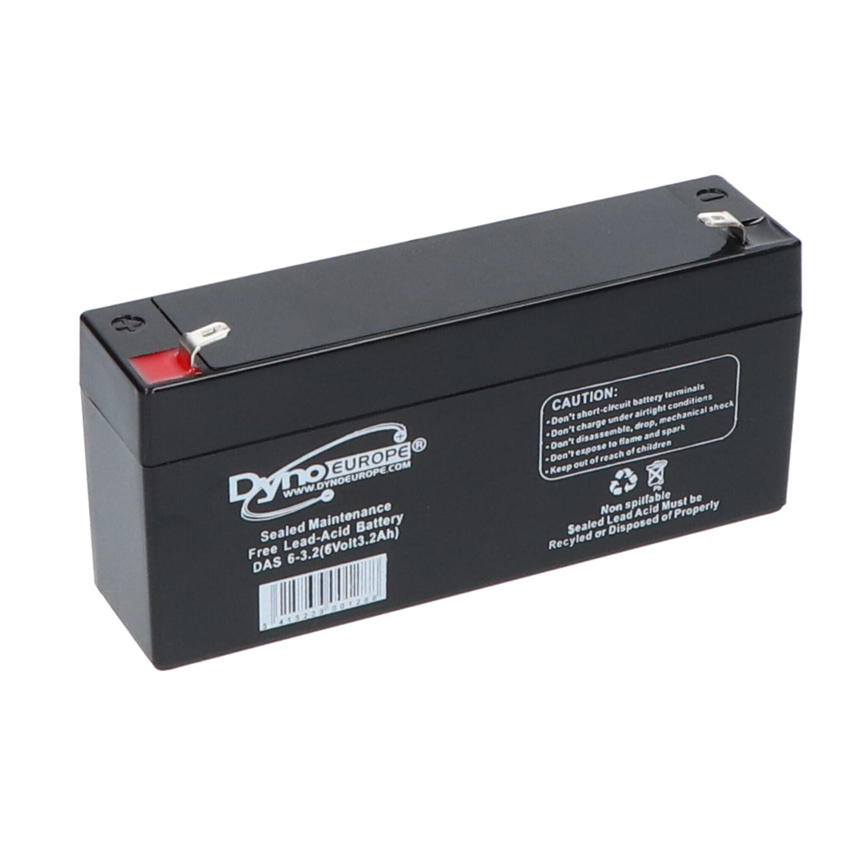 Dyno europe dyno batterie de plomb 6V 3.2AH