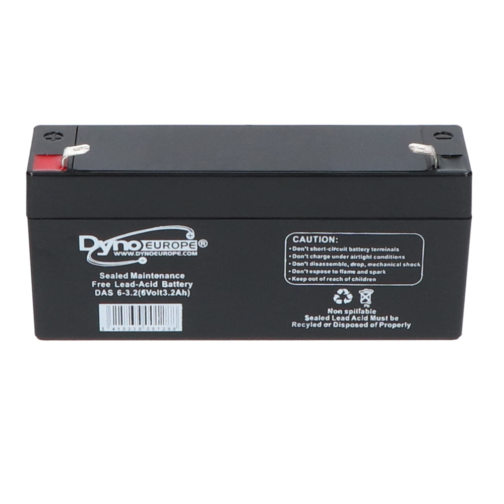 Dyno europe dyno batterie de plomb 6V 3.2AH