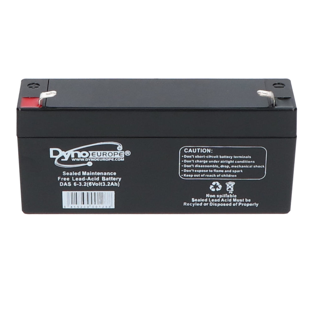 Dyno europe dyno batterie de plomb 6V 3.2AH
