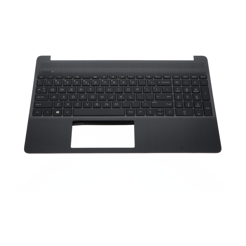 Hp laptop keyboard qwerty us + top cover - gray