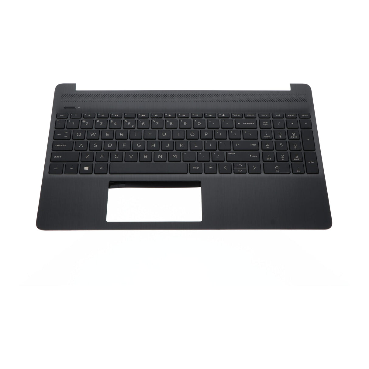 Hp laptop keyboard qwerty us + top cover - gray