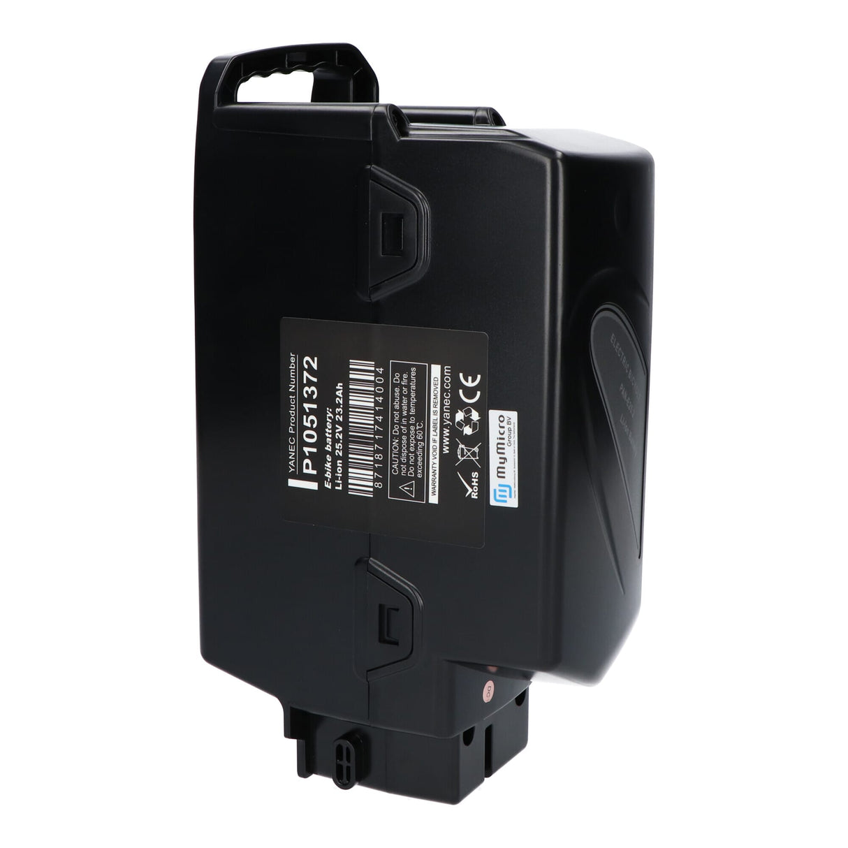 Replacement bicycle battery 26v 23.2ah black