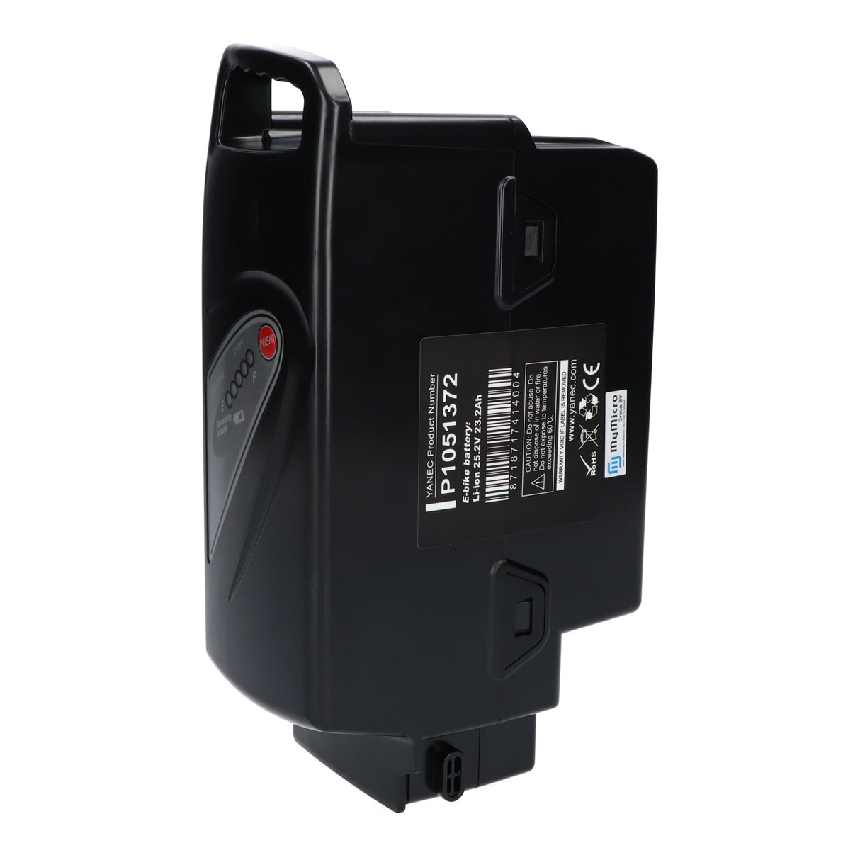 Replacement bicycle battery 26v 23.2ah black