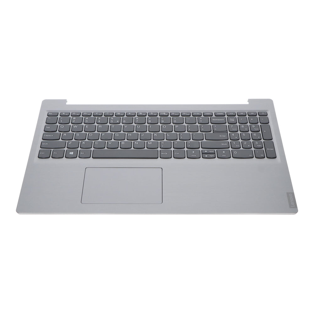 Lenovo laptop billentyűzet qwerty us + felső borító - ezüst