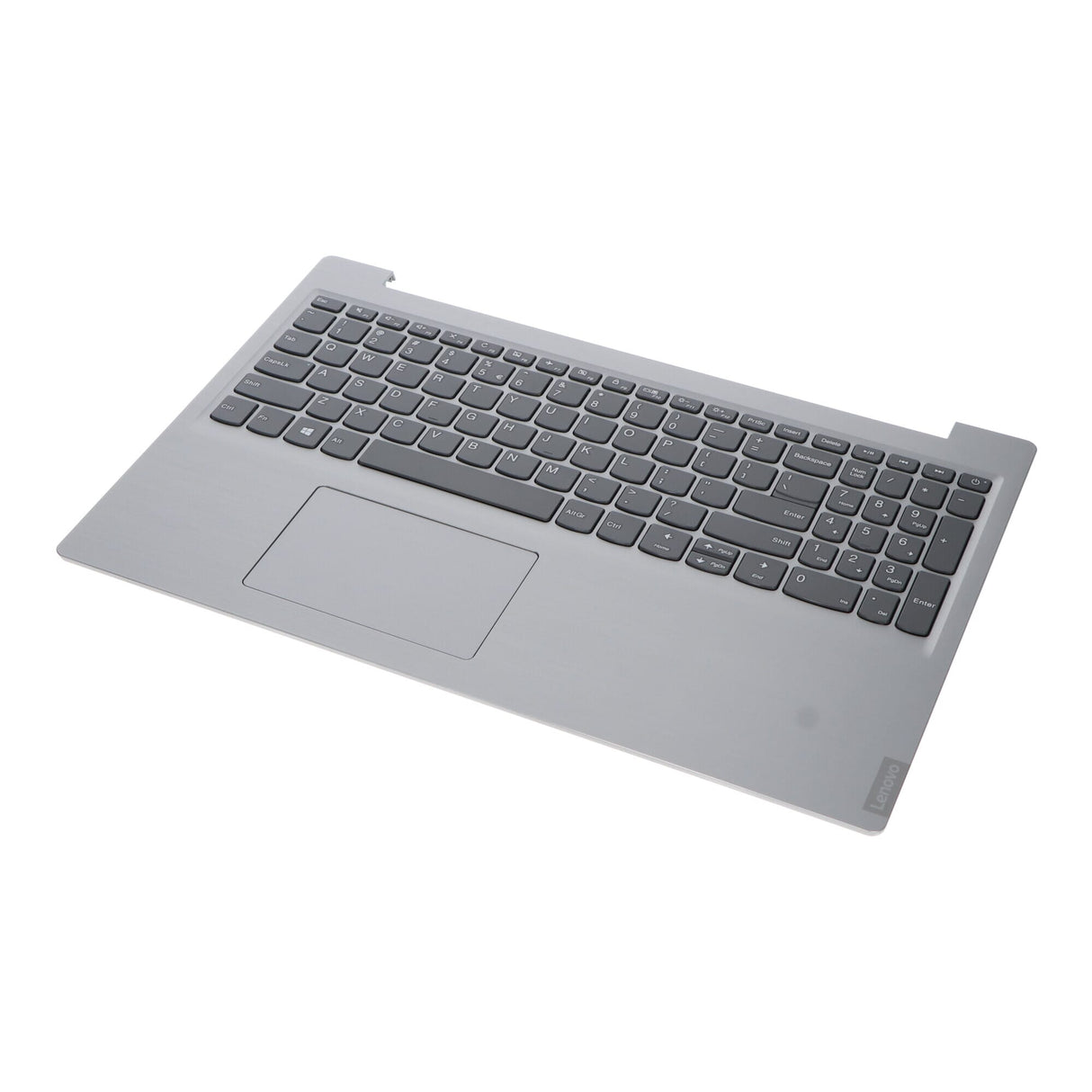 Lenovo laptop billentyűzet qwerty us + felső borító - ezüst