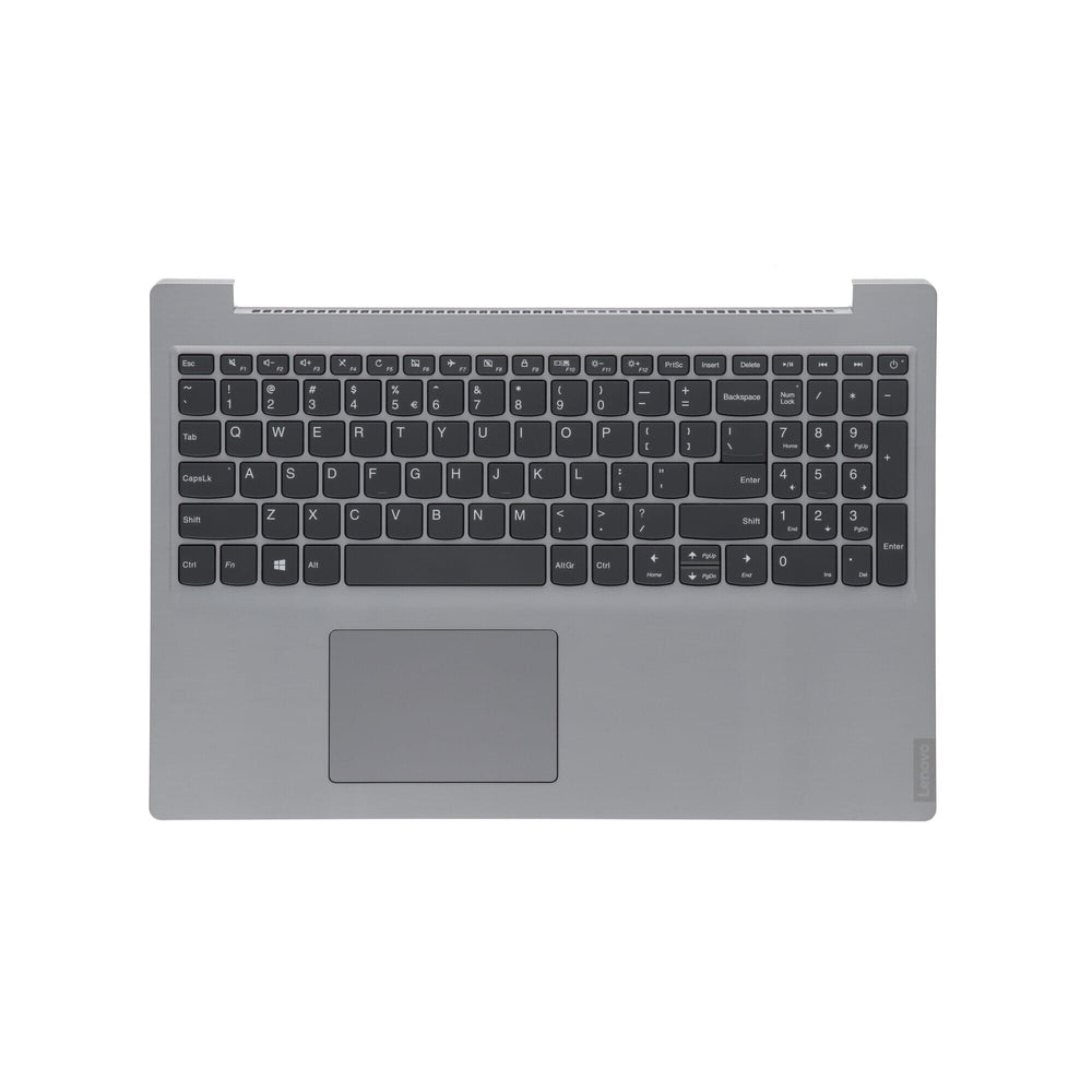 Lenovo laptop billentyűzet qwerty us + felső borító - ezüst