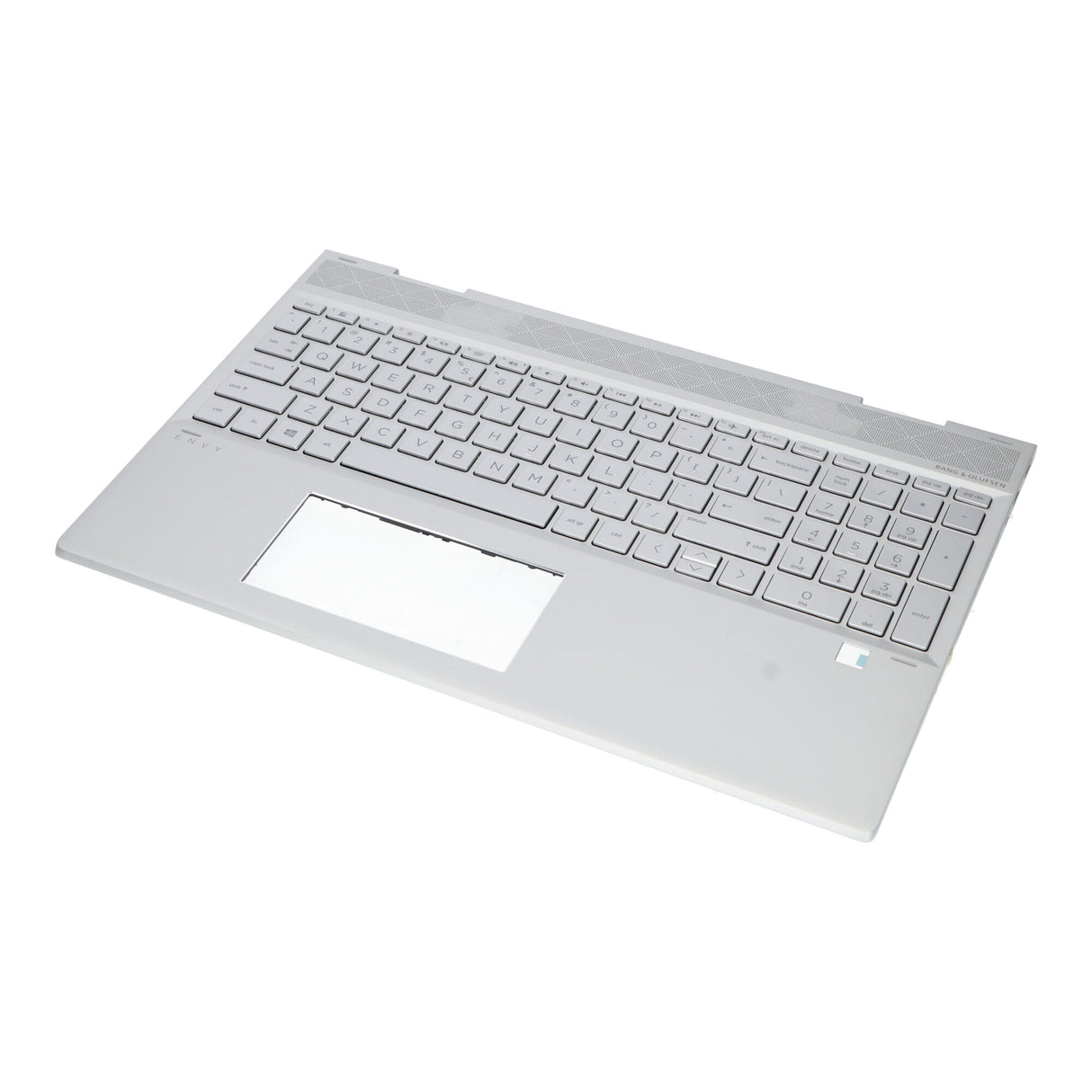 HP Laptop -tangentbord qwerty US + toppskydd - silver